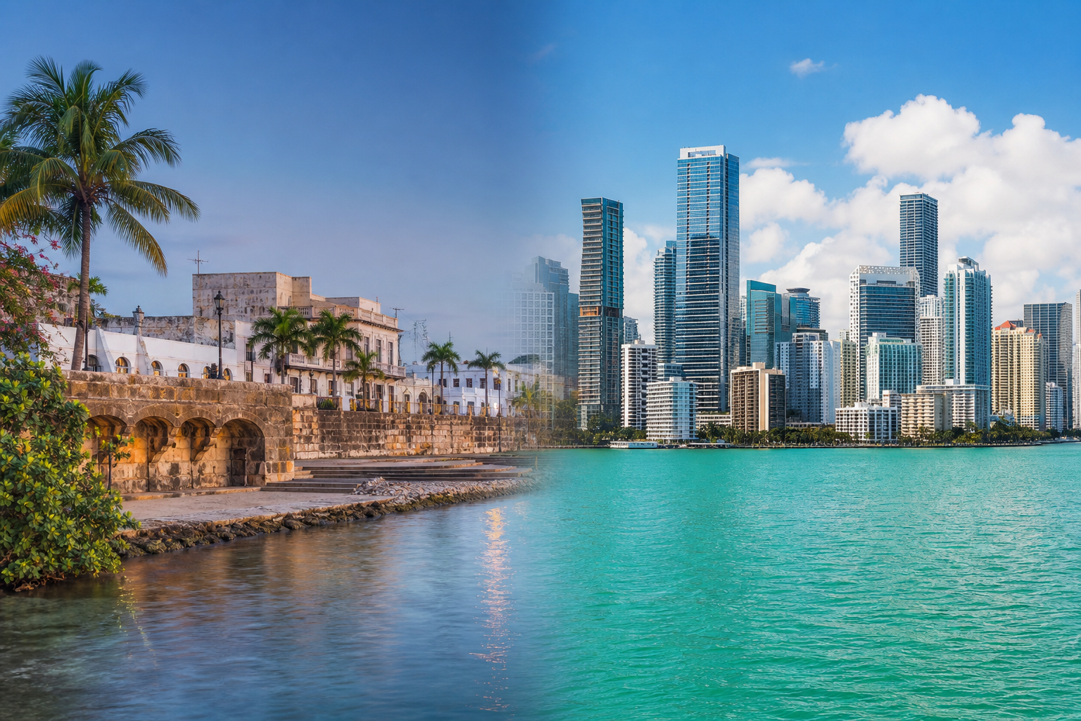 Santo Domingo y Miami